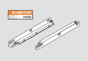 Blum TANDEM plus BLUMOTION 569A Heavy Duty Full Extension Drawer Slide - 24" - 569A6100B